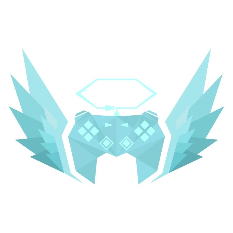 Controller with joins (pastel turquoise)