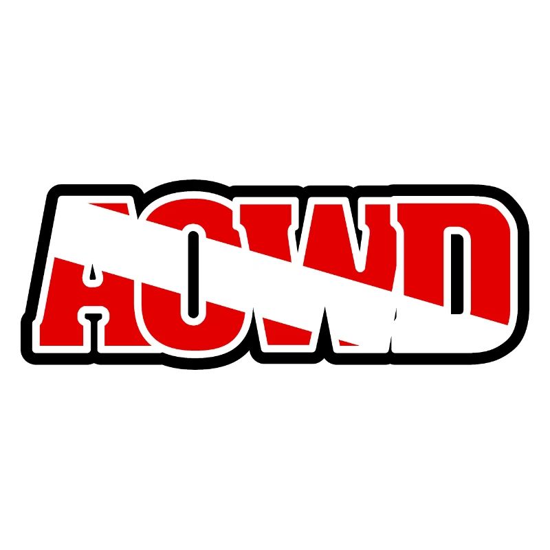 AOWD ADVANCED OPEN WATER DIVER DIVING FLAG