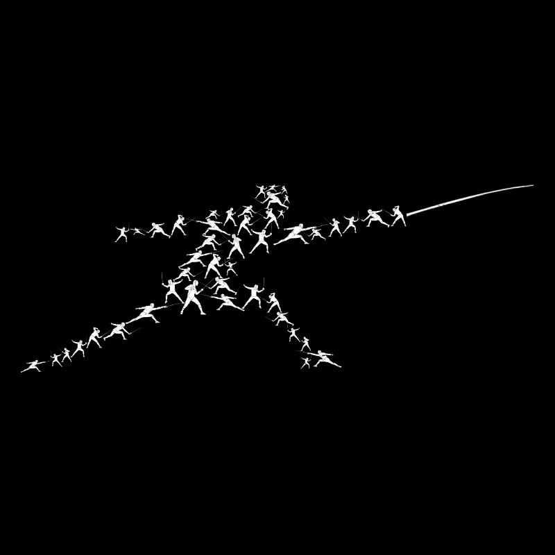 Escrim silhouette Escrime épée