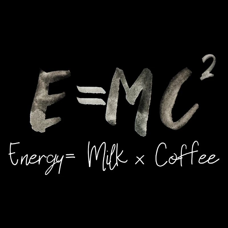 E MC2 Energy Physics Science Saying Font