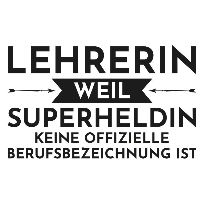 Lehrerin superheldin Geschenk Schule Professor
