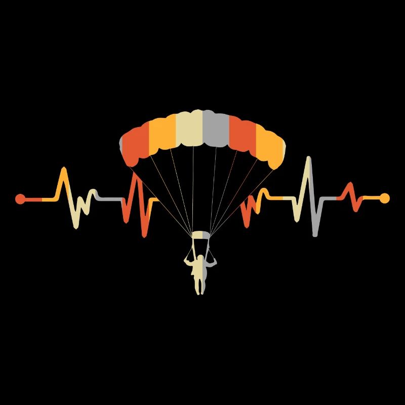 Heartbeat Paraglider with Mountain Retro