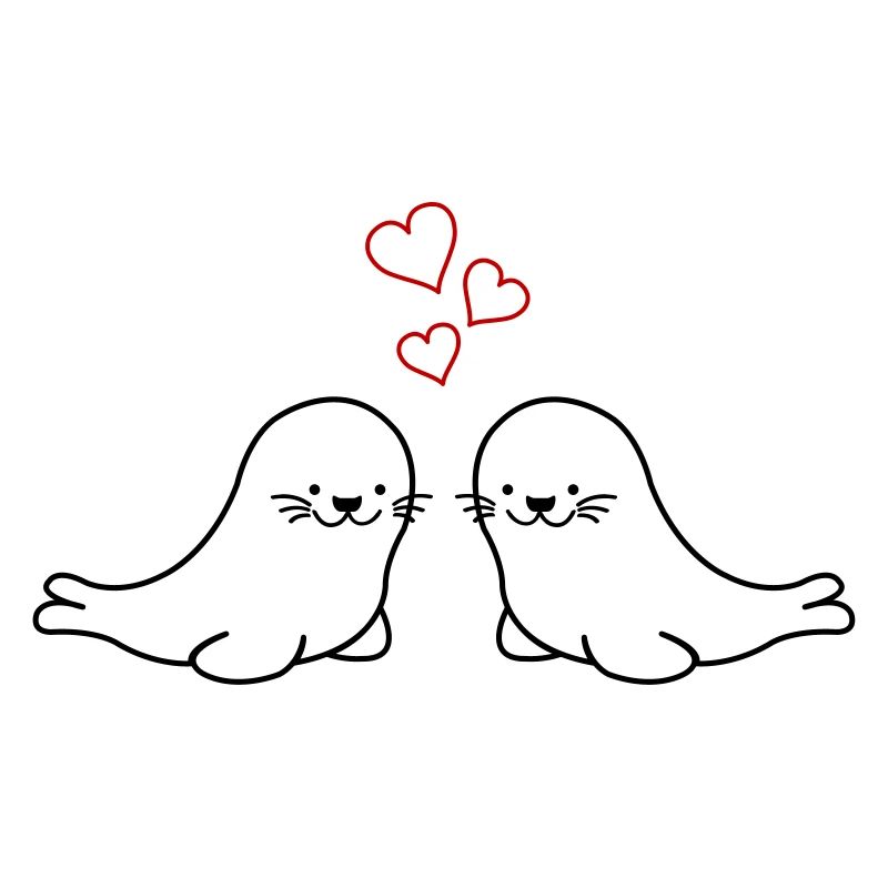 phoques amoureux