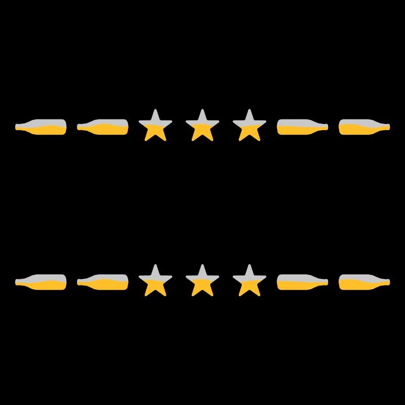 Rahmen Text Bierflaschen