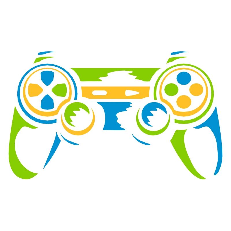 Colorful Controller Retro Console