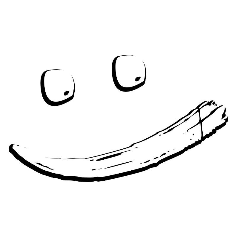 Joyeux doux créatif cool visage rieur