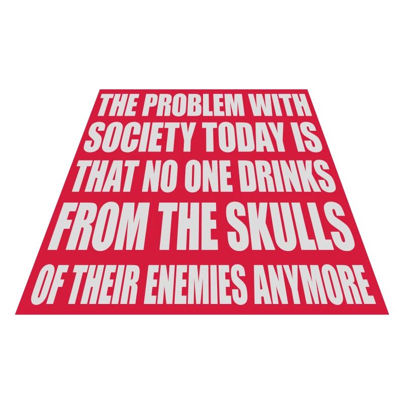 drinks from enemies skulls