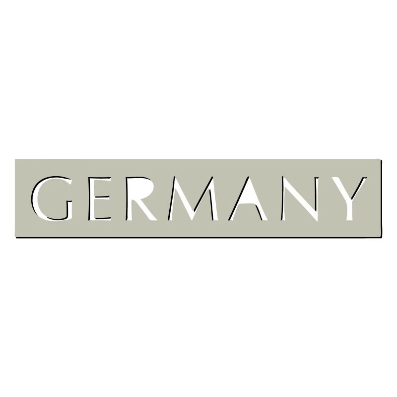 GERMANY lettering punched out | Vectorgraphic