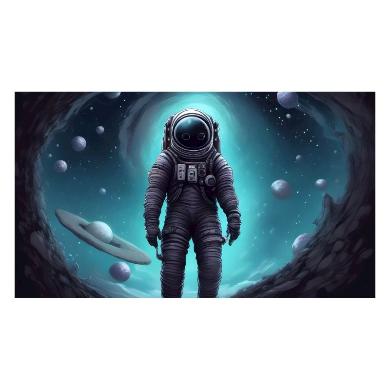 astronaute, perdu dans l’espace