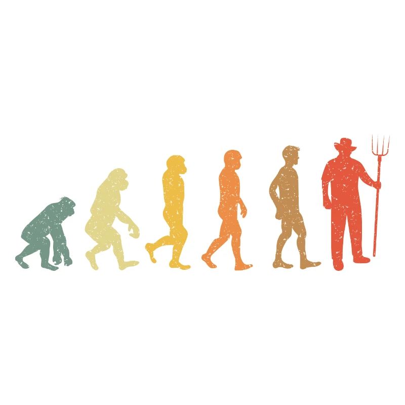 Farmer Evolution vintage retro