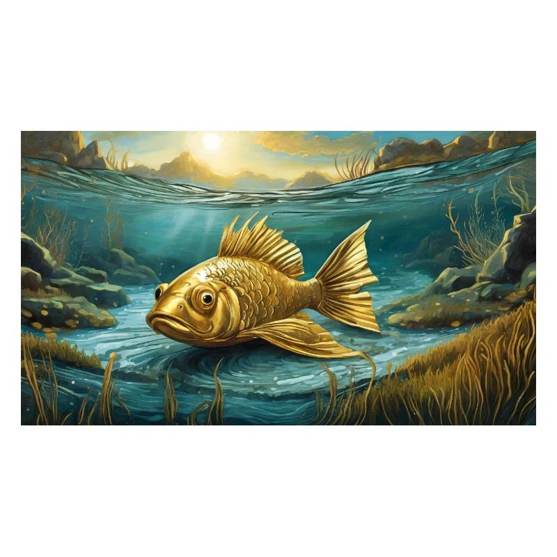 Pun ambiguous expression - Goldfisch (goldfish)