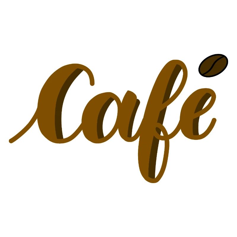 Kaffee-Schriftzug