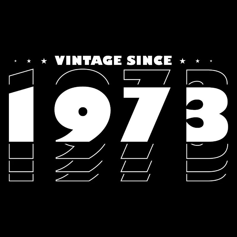 Vintage Bold Tribute to 1973 - Feiern Sie den 52.