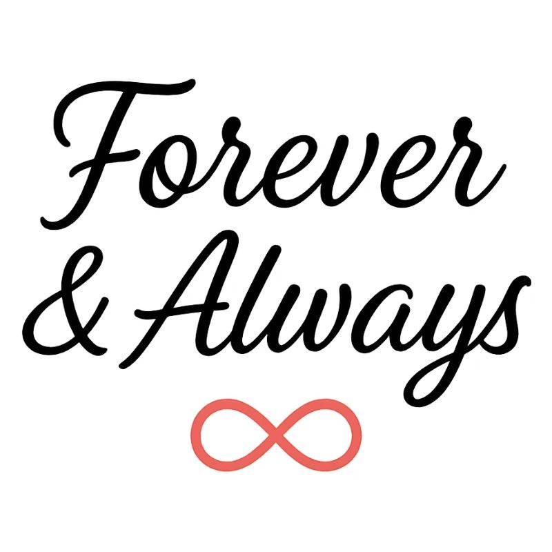 Conception de typographie de symbole de l’infini éternel