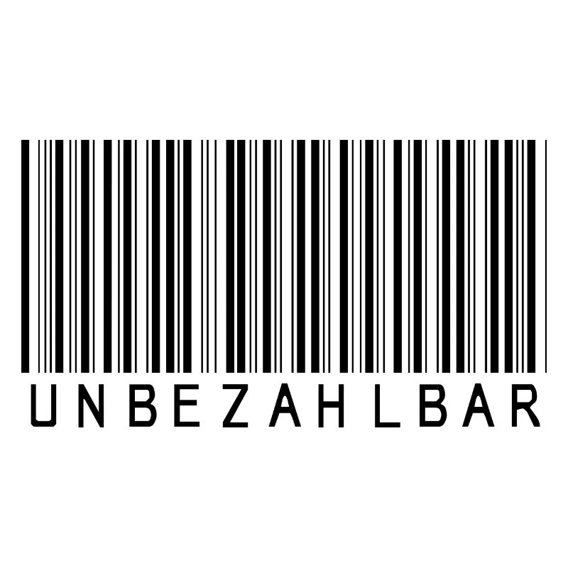 Barcode "Priceless" black