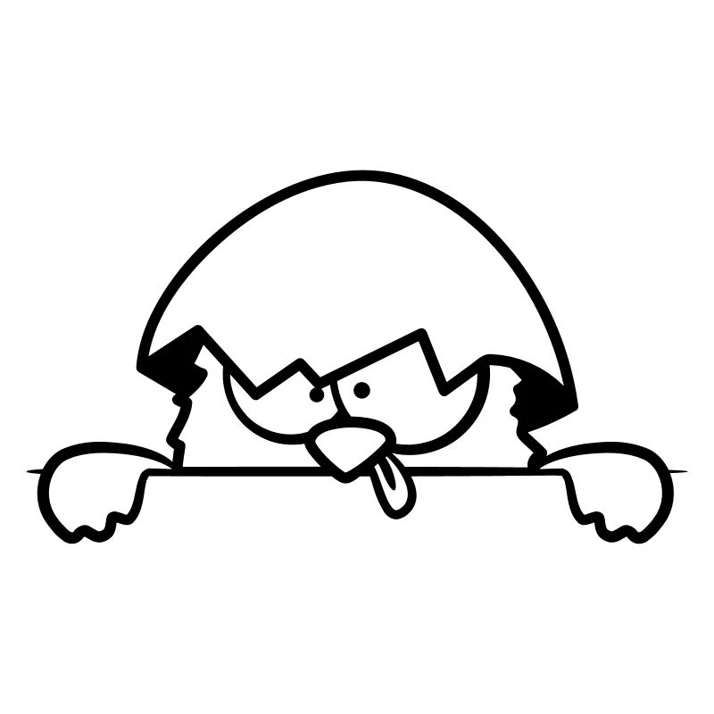 Crazy chicks behind wall