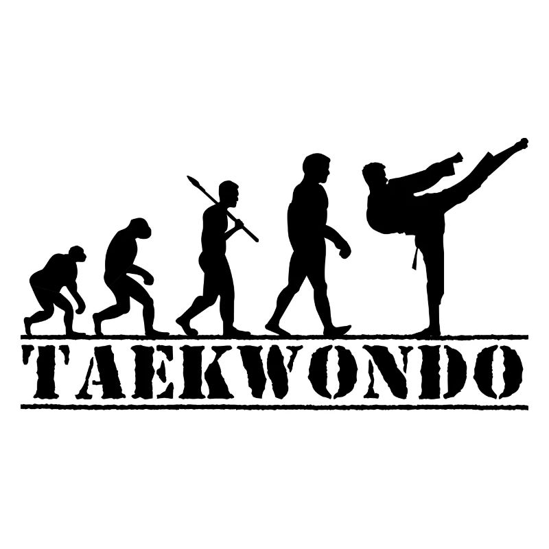Taekwondo Kämpfer - Evolution Mann