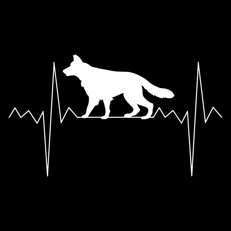 Herzfrequenz Herzschlag Schäferhund Geschenk