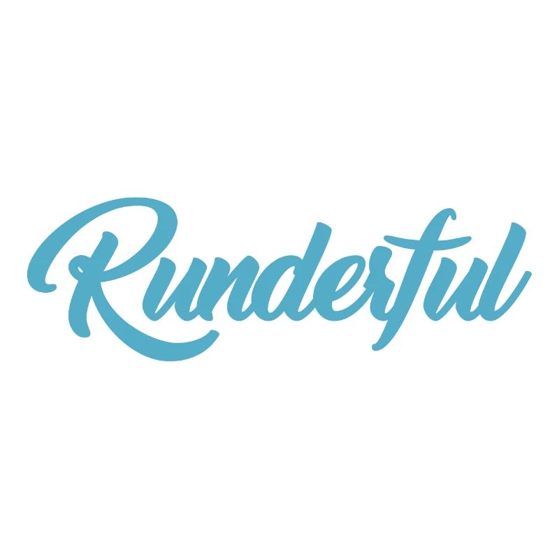 C'est un jeu de mots de phrase de motivation Runderful Day