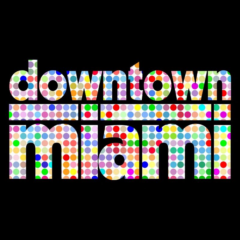 Downtown Miami Dots Stil