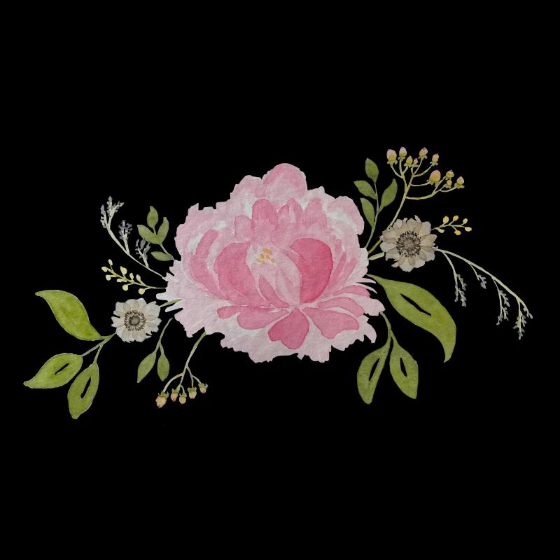 composition florale horizontale