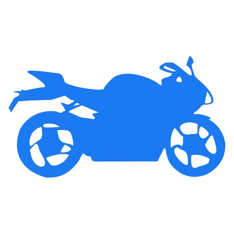 Silhouette de moto