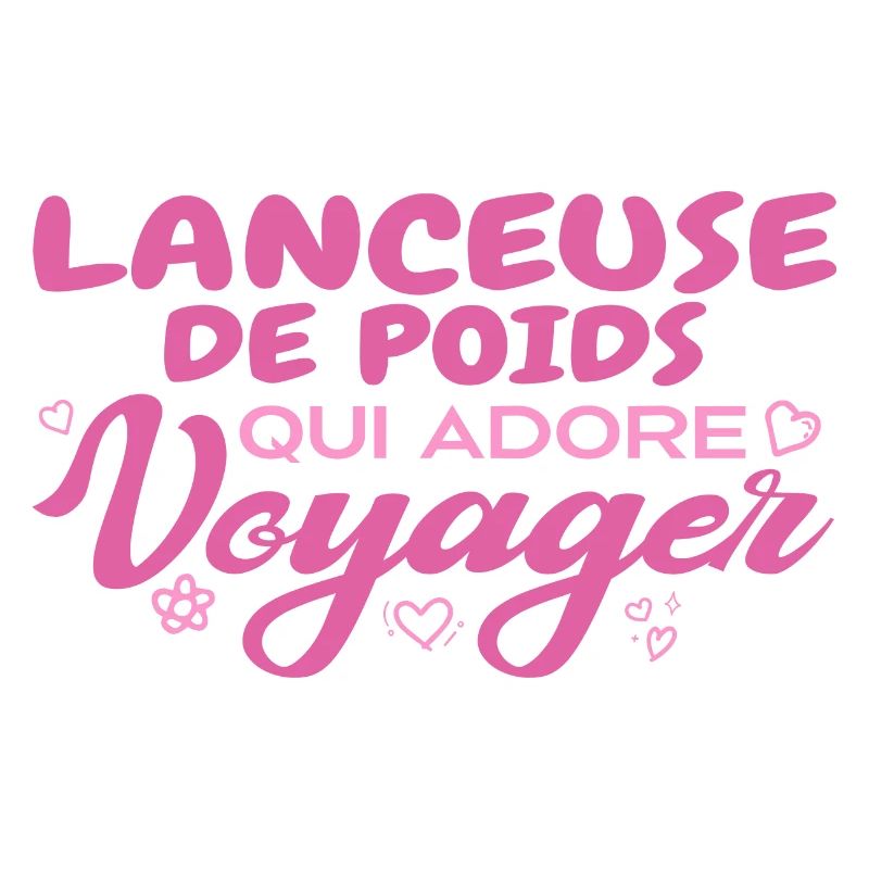 Lanceuse de poids globe-trotteuse passionnée