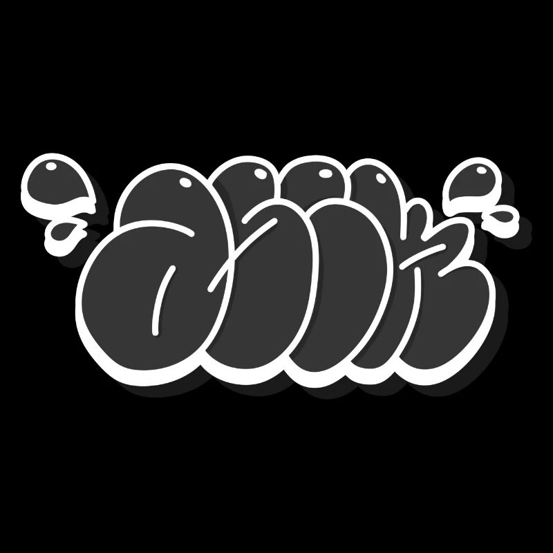 Graffiti throwup asik