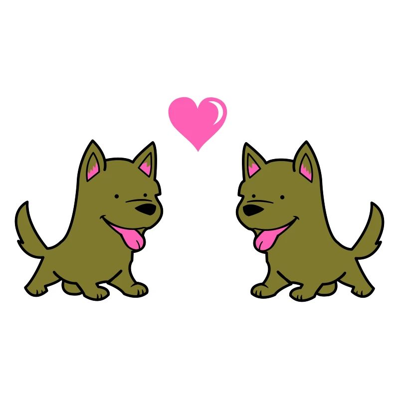 Dog Comic Love
