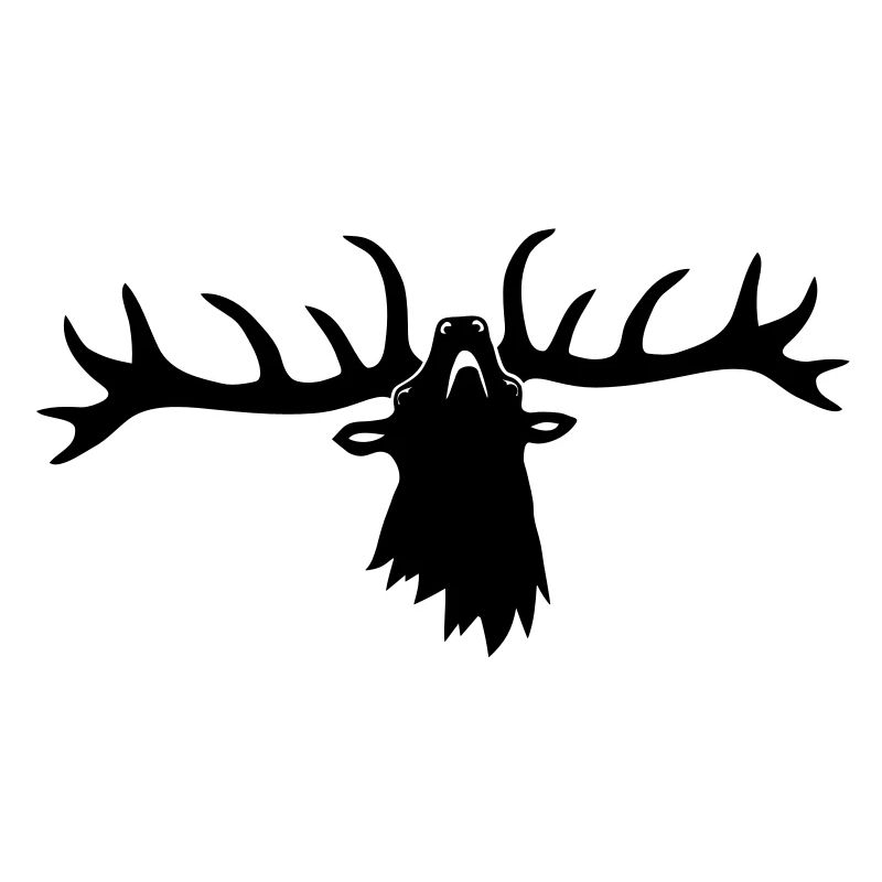 hirsch röhrender brunft geweih elch stag antler