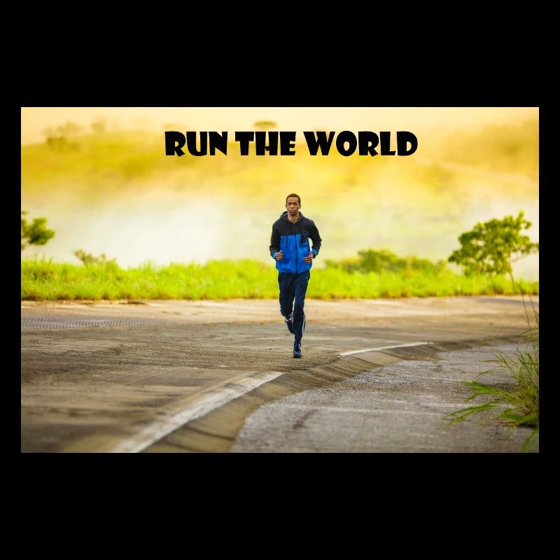 Courir dans la nature