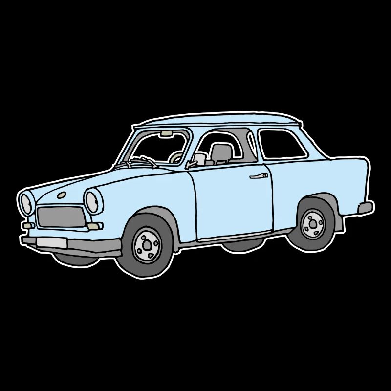 Hellblauer Trabi, Trabant