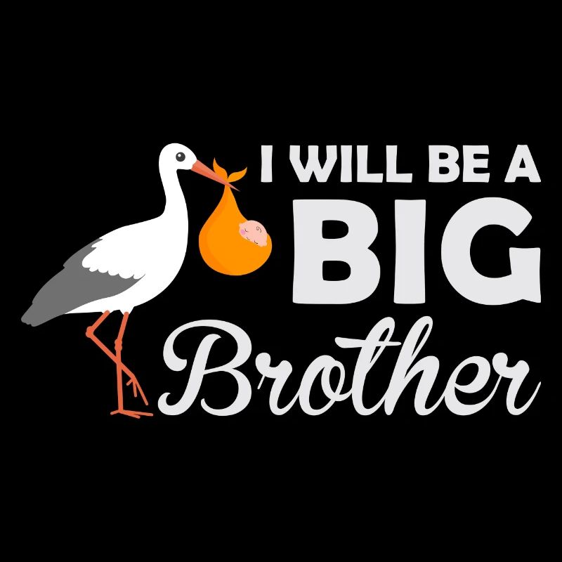 I will be a big brother stork