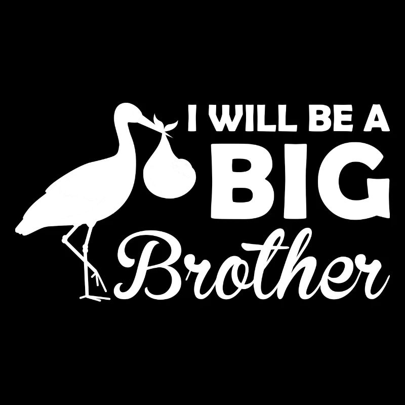 Werdender großer Bruder Storch