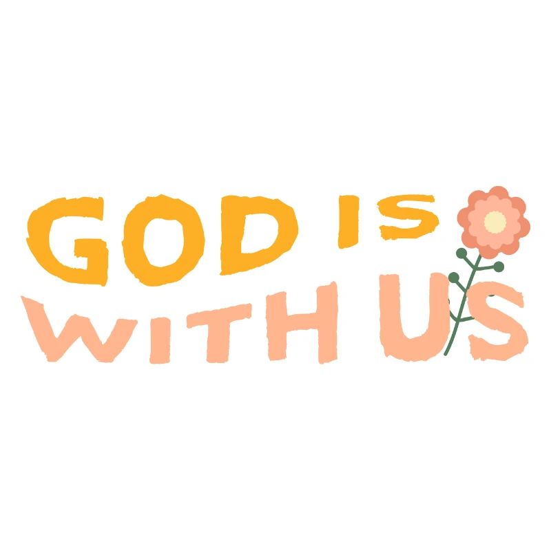 Dieu est fleur avec nous