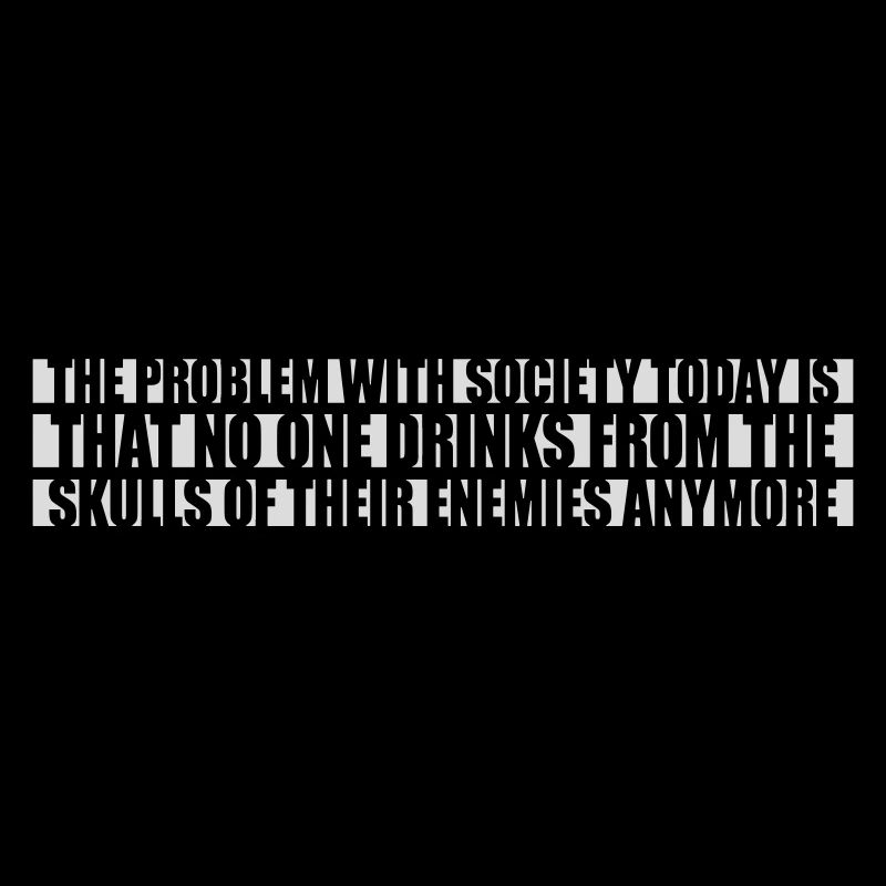 drinks from enemies skulls