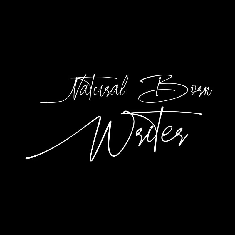 Écrivain né / Blanc