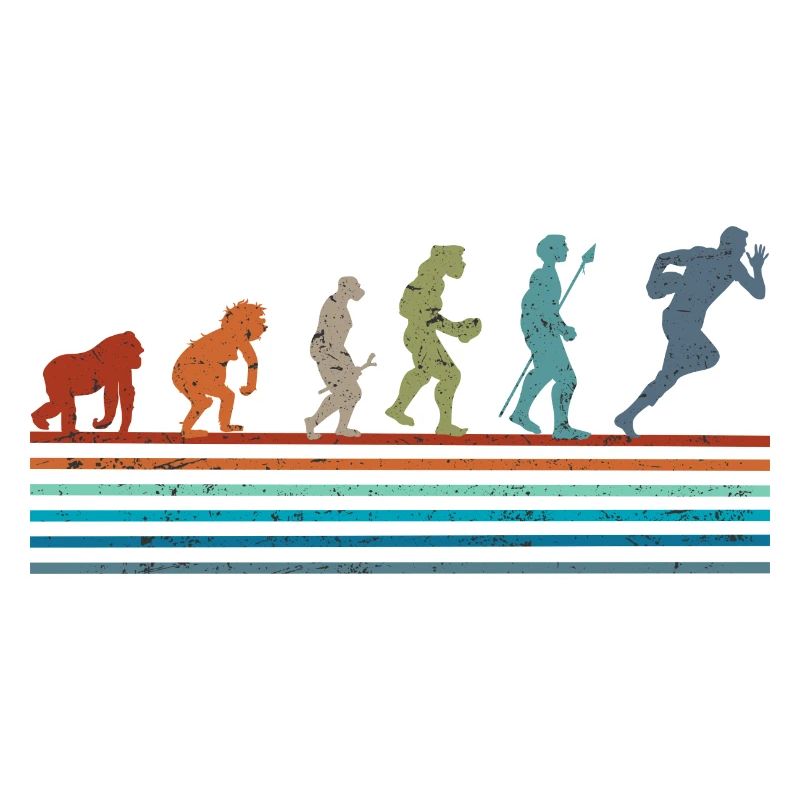 Évolution rétro vintage rugby