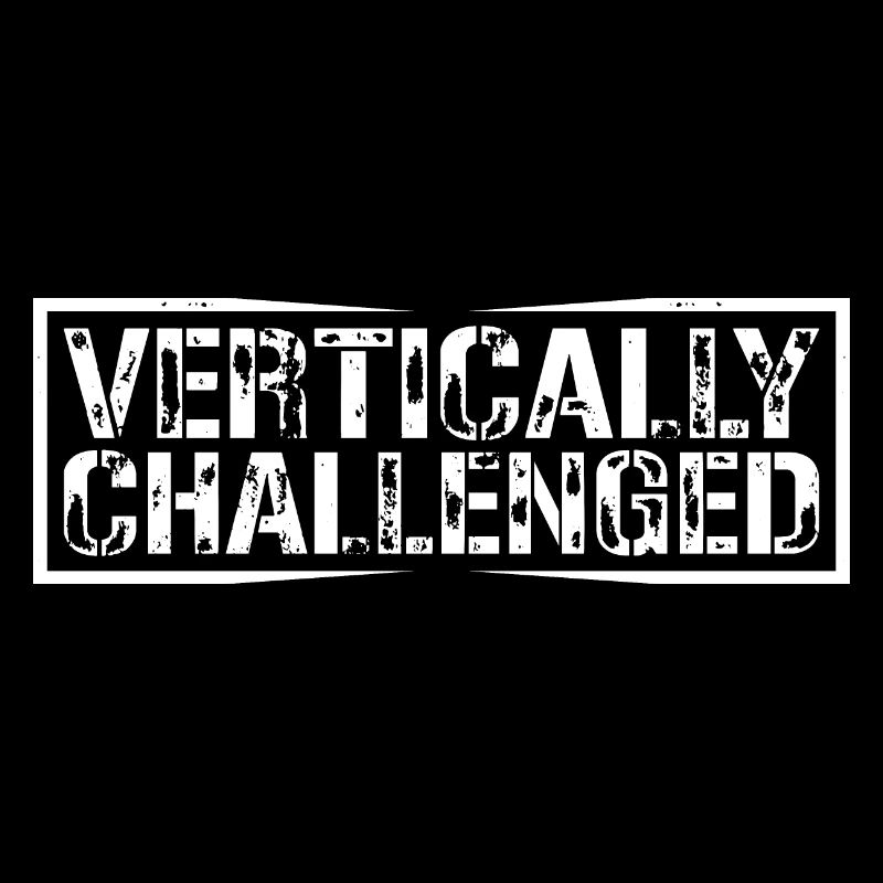 Vertically Challenged Funny Short People Joke Men