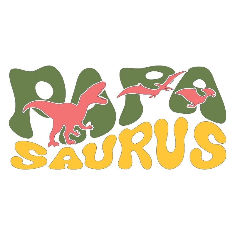 Papasaurus Dinosaurier Papa Saurus Vatertagsgeschenk