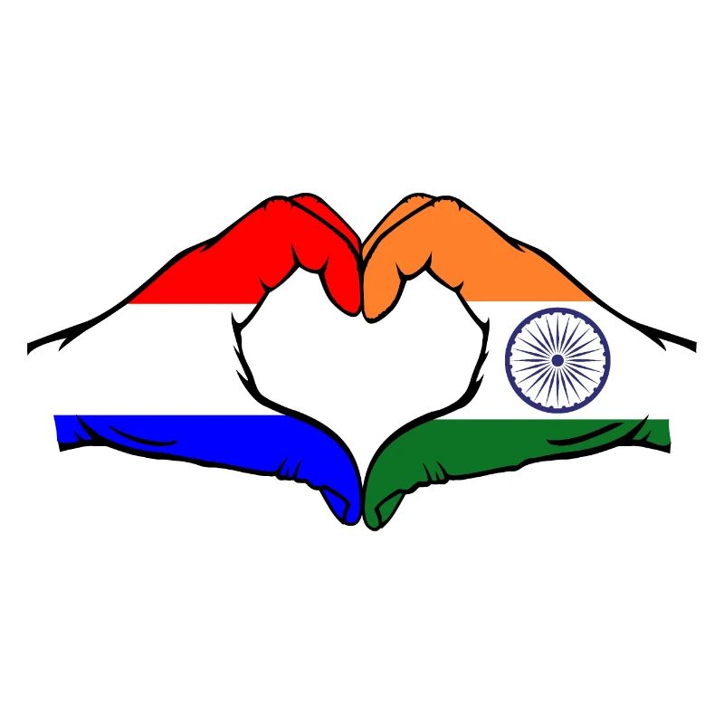 Holland India Hands Heart Shape