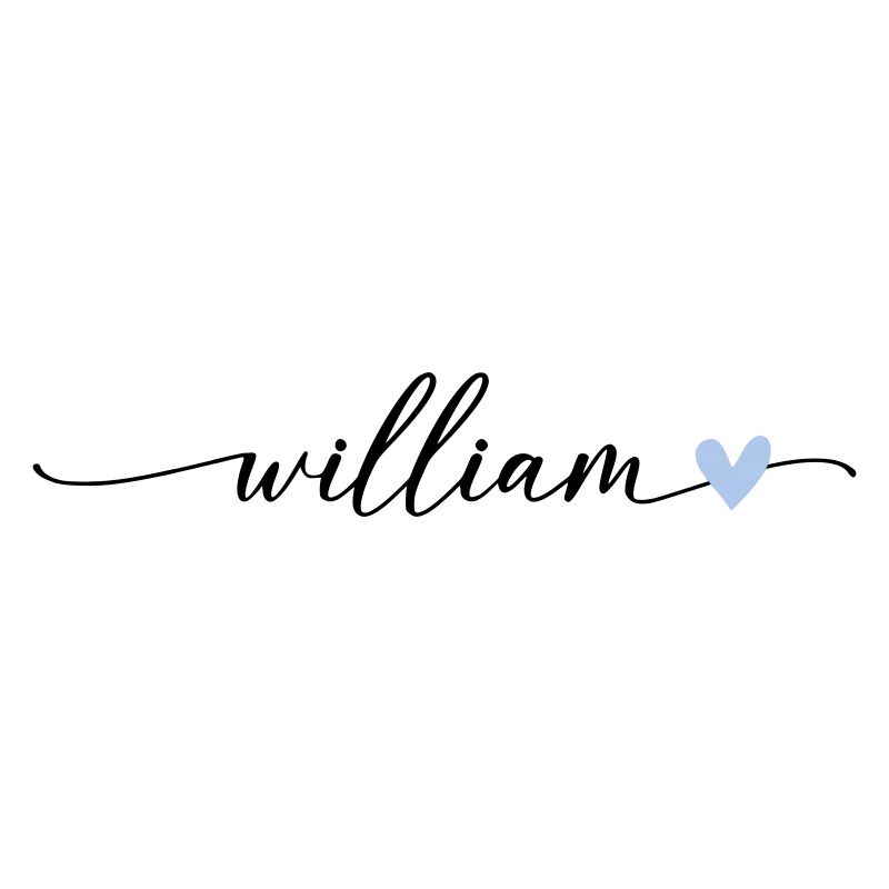 William Name Calligraphy Font
