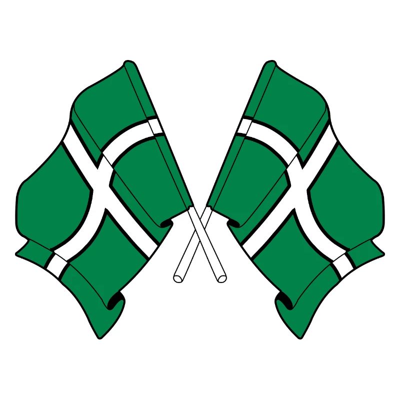 Devon Crossed Flags