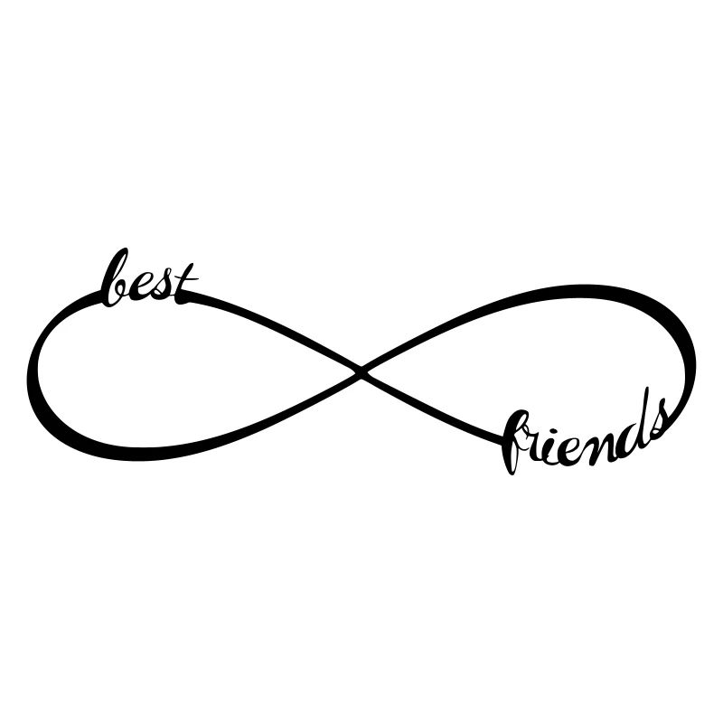 Infinity best friends forever Unendlichkeit Loop 8