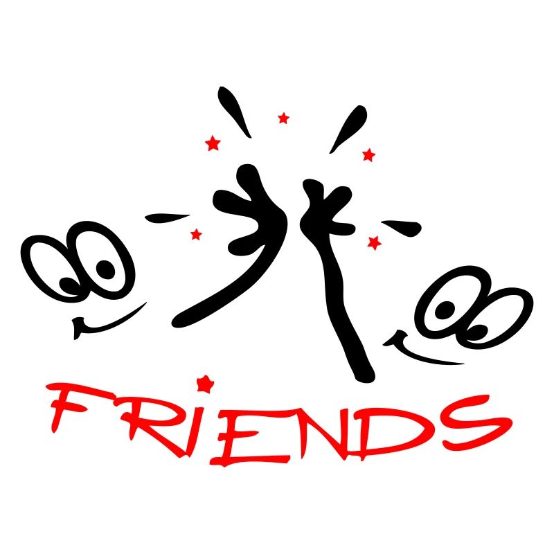 Freunde, Friends, Comic