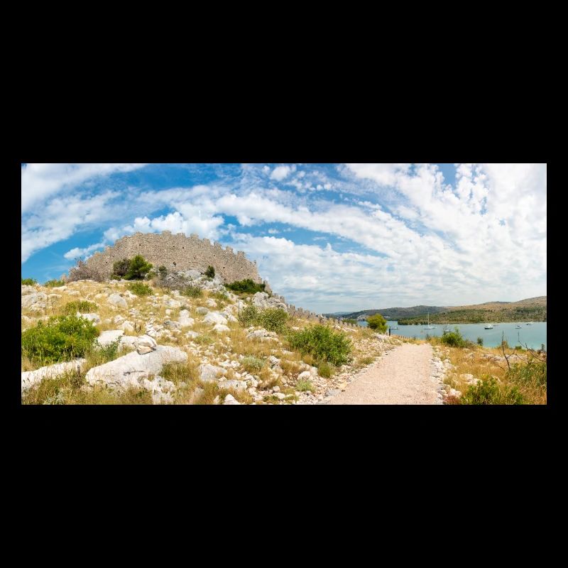 Le mur d’Oštrica (Bedem Grebastica) Croatie