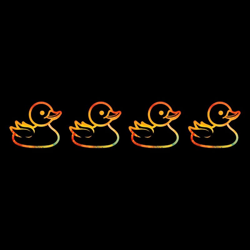 colorful duck