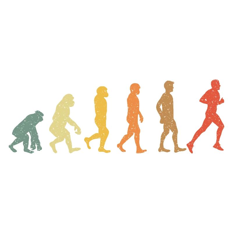 Evolution to Runner – Retro Jogging Design