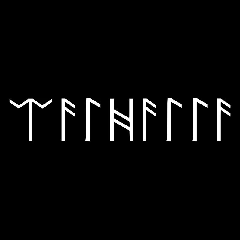 Valhalla runes font Germanic Vikings Celts