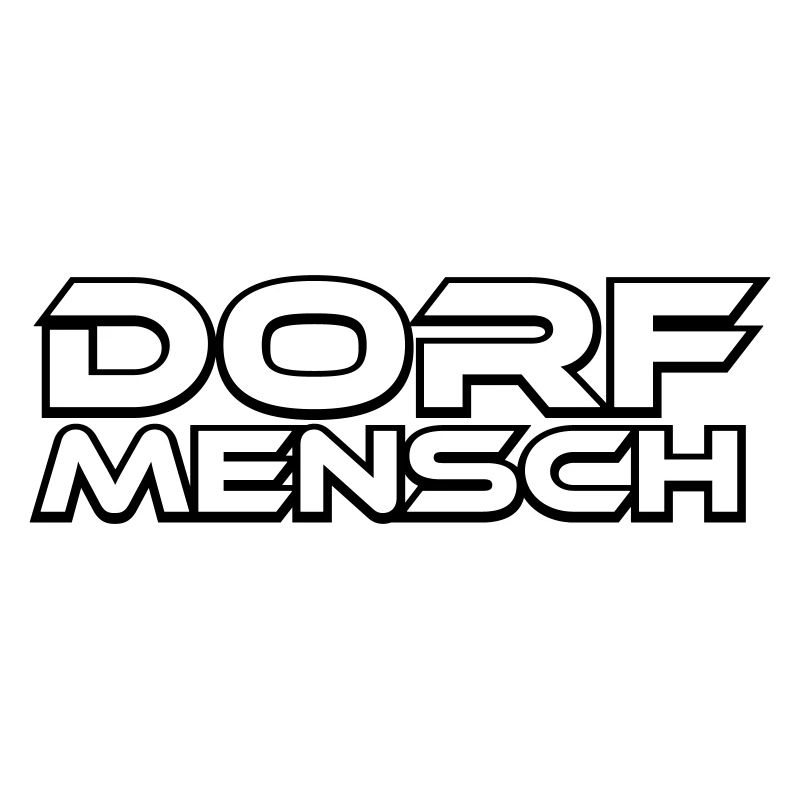 Dorf Mensch Dorf Spruch Geschenk